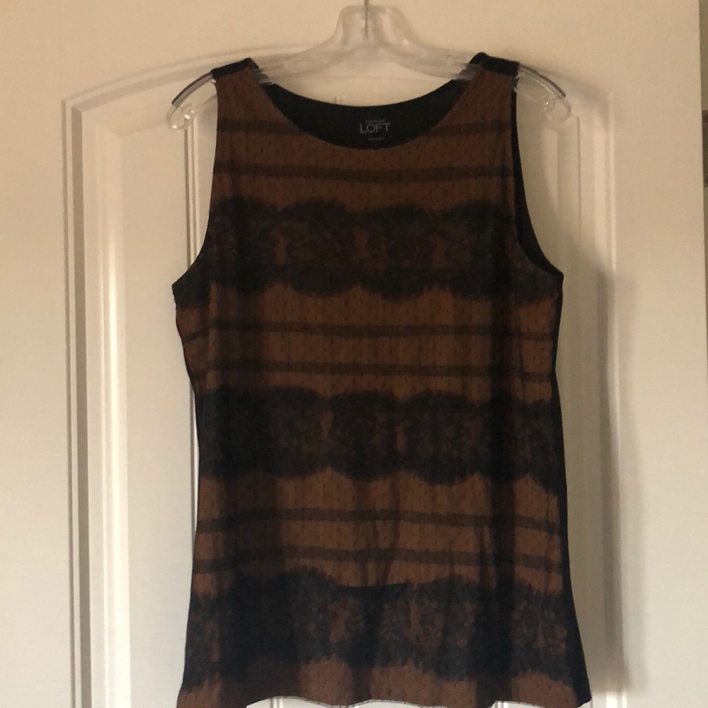 Black and gold lace